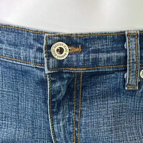 90s Hammer USA Bootcut Denim Jeans Embellished Back Pockets Size Junior 13 - Picture 4 of 13